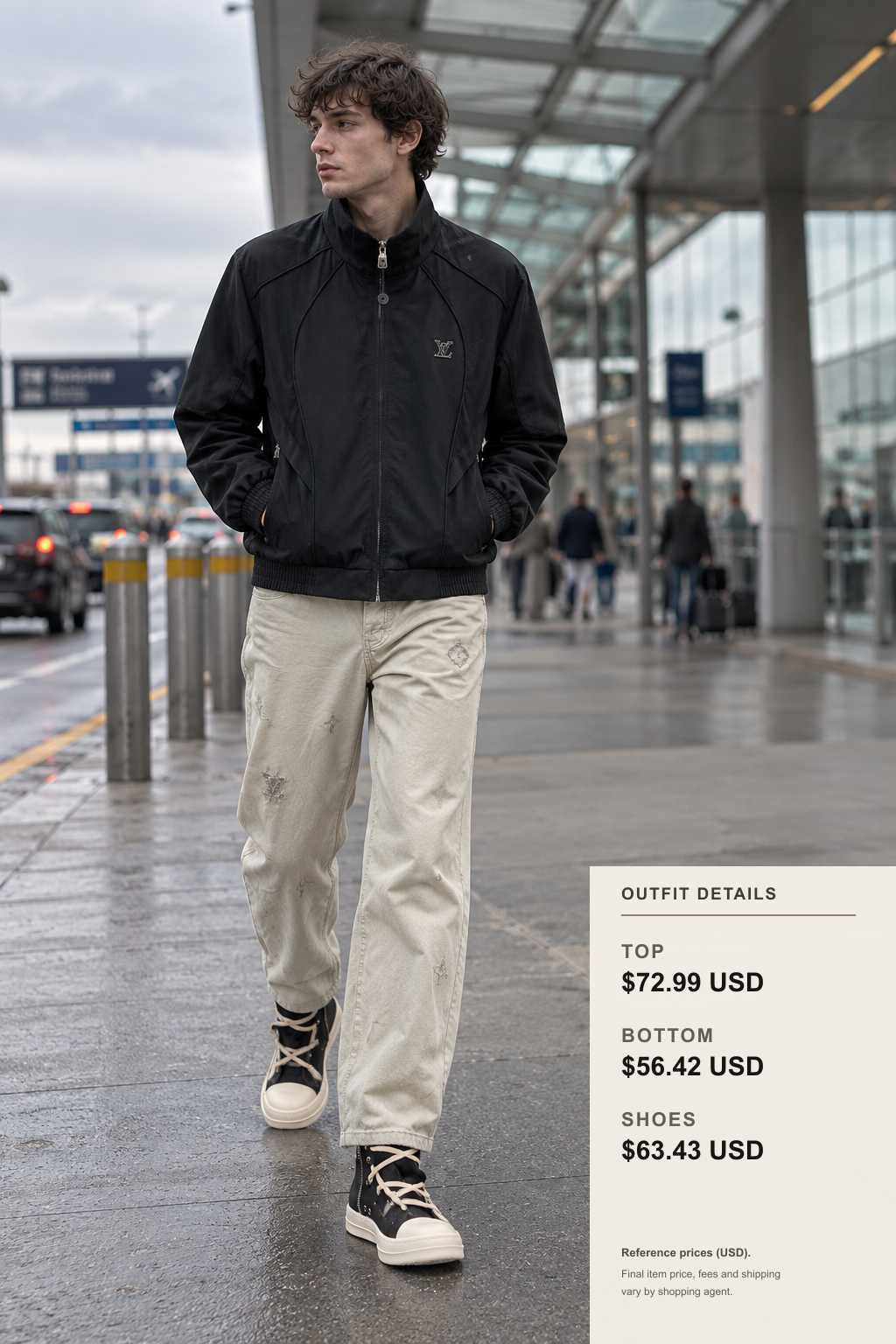 rick owens Jacket: Three Fall Layering Plans outfit 1 full-body street style for fashionreps