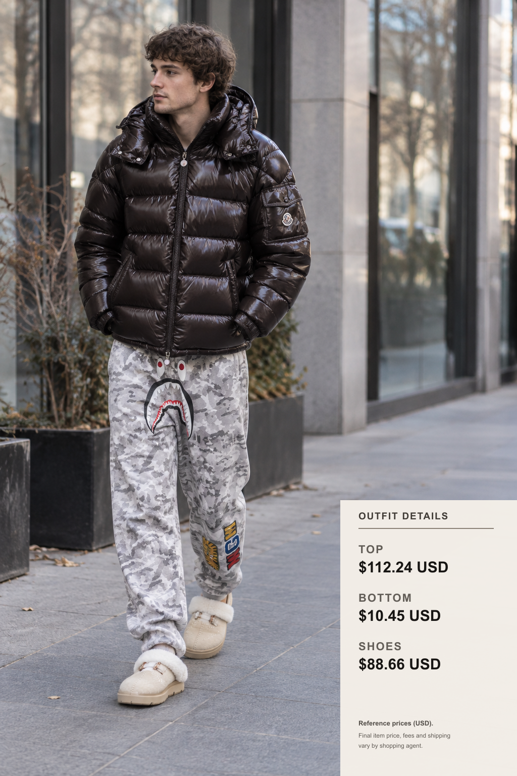 Nanga Winter Jacket: 3 Layering Ideas outfit 2 full-body street style for fashionreps