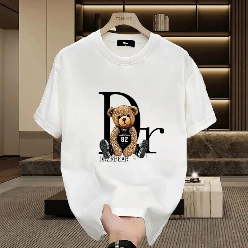Dior Bear Graphic White T-Shirt Review: Loose Cotton Tee, Tested