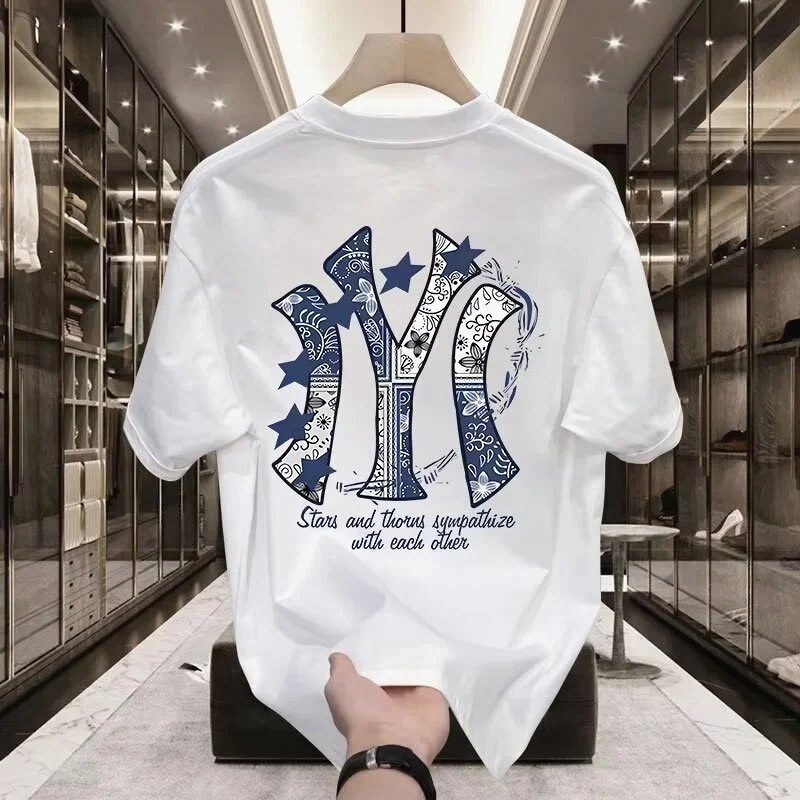 MLB Blue Printed Streetwear T-Shirt—Special Offer Review: "Milk Silk" Is a Trade Name, So We Weighed the Fabric Behind It