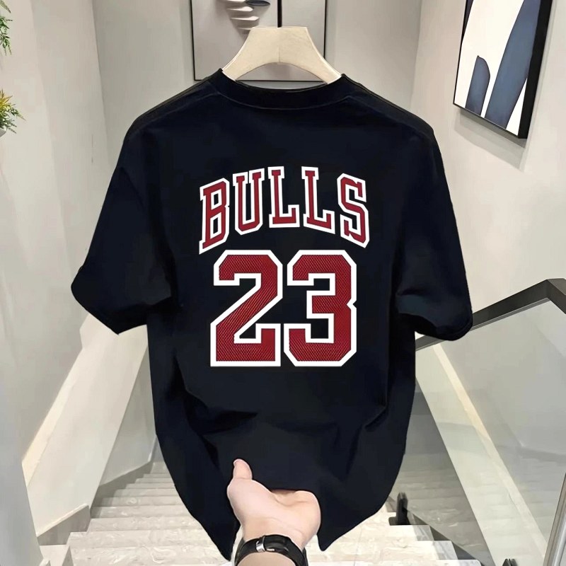 NBA Black T-Shirt in Casual Streetwear Style Review: A $5 Cotton Crew Neck, Washed and Weighed
