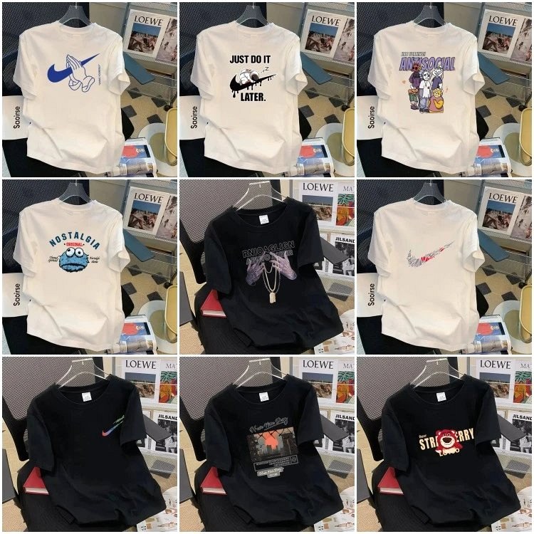 Nike Classic Logo Printed T-Shirt Review: 30 Prints, L–5XL, and a Genuinely Loose Cut