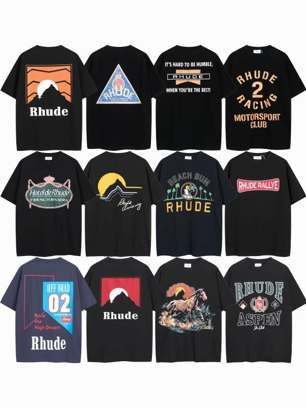 Rhude "Dark" Series T-Shirt Collection Review: Boxy Cotton Tees, Tested